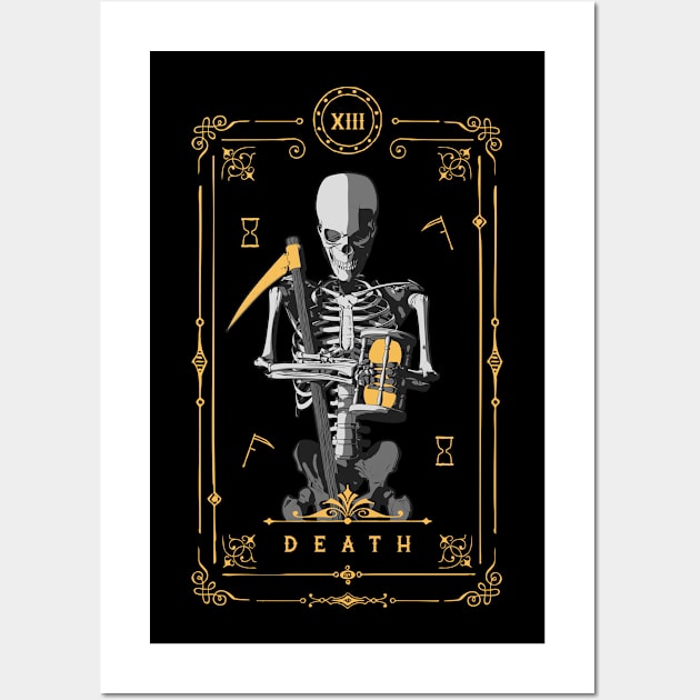 Death XIII Tarot Card Wall Art by Grandeduc